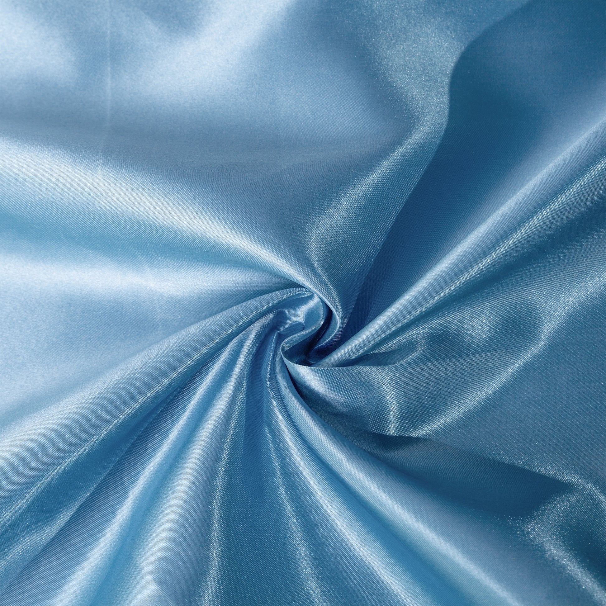 Satin 132" Round Tablecloth - Steele Blue