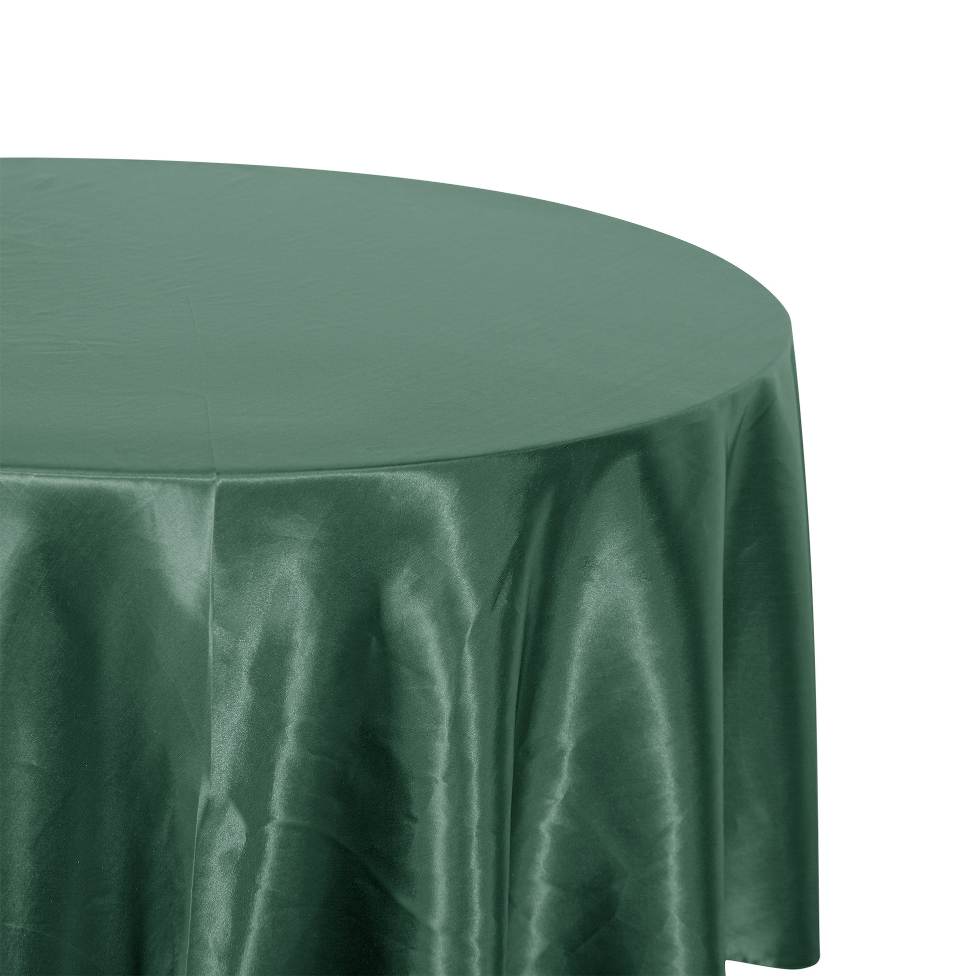 Satin 120" Round Tablecloth - Eucalyptus