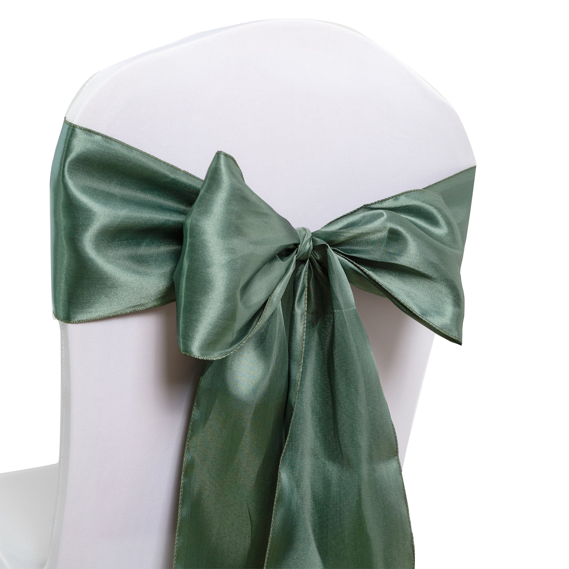 Standard Satin Chair Sash - Eucalyptus
