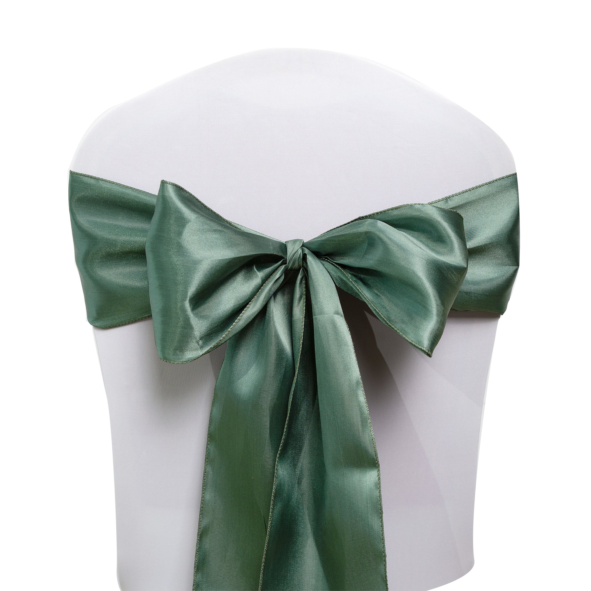 Standard Satin Chair Sash - Eucalyptus