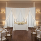 Scuba 10ft H x 118" W Drape/Backdrop Curtain Panel Flame Retardant (FR) - White