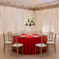 Scuba 120" Round Tablecloth - Red
