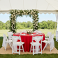Scuba 120" Round Tablecloth - Red