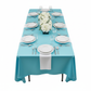 Scuba 60"x120" Rectangular Tablecloth - Turquoise
