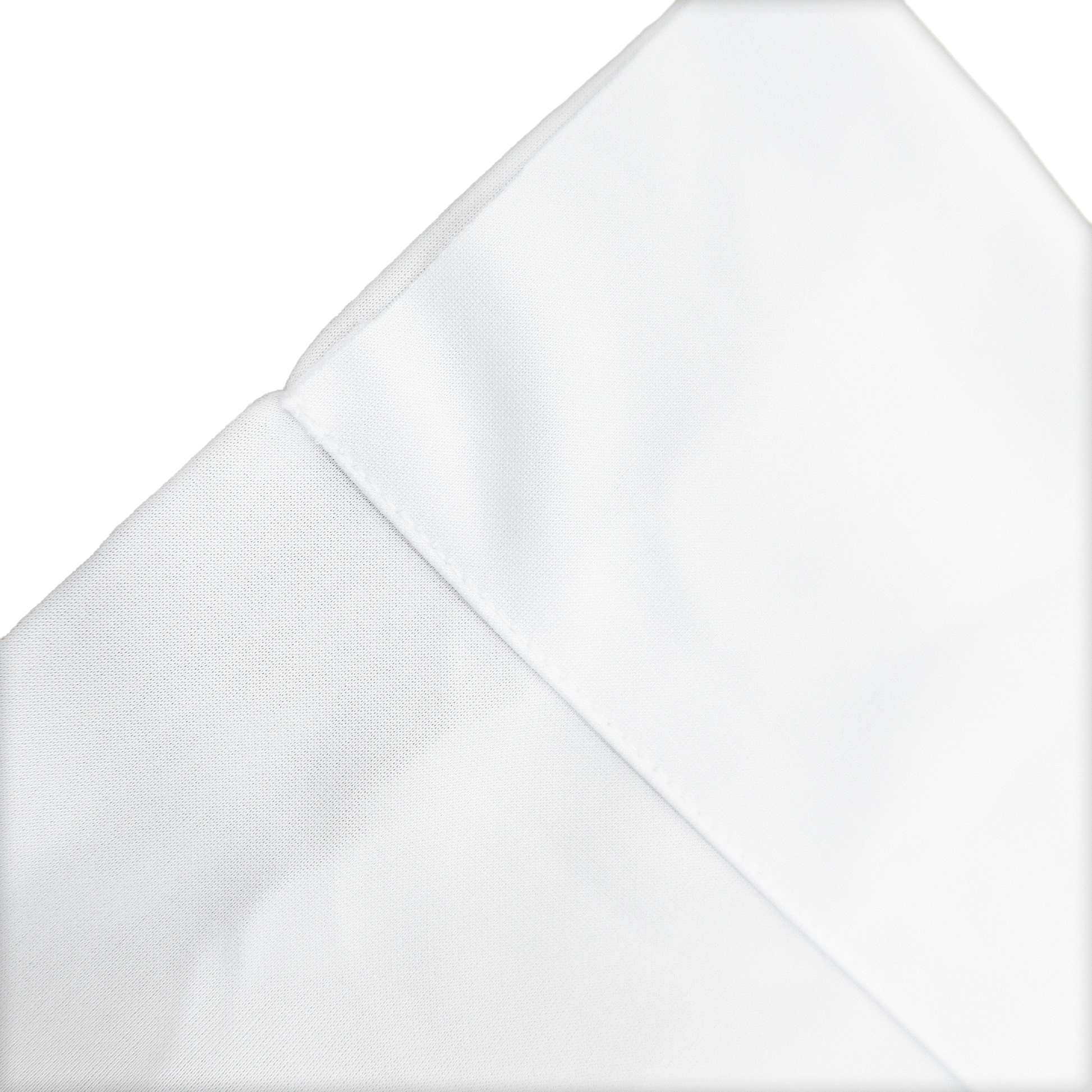 Scuba 8ft H x 118" W Drape/Backdrop Curtain Panel Flame Retardant (FR) White bottom 4" pocket