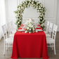 Scuba 90"x132" Rectangular Oblong Tablecloth - Red