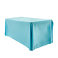 Scuba 90"x132" Rectangular Oblong Tablecloth Turquoise angled view