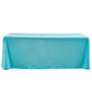 Scuba 90"x132" Rectangular Oblong Tablecloth Turquoise full view