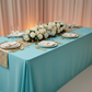 Scuba 90"x156" Rectangular Oblong Tablecloth - Turquoise