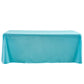 Scuba 90"x156" Rectangular Oblong Tablecloth Turquoise full view