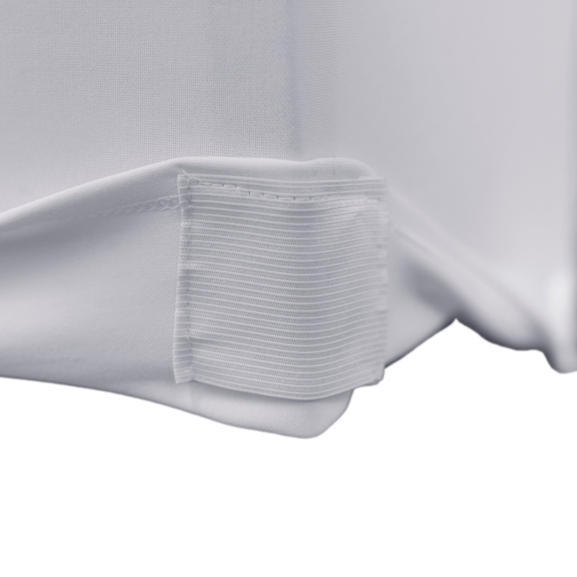 Scuba Banquet Chair Cover White pocket close up