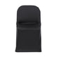 Scuba Folding Chair Cover Black front view