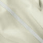 Scuba Folding Chair Cover Ivory close up of the elastic band on the inside of the chair cover