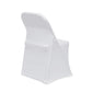 Scuba Folding Chair Cover White back angled view