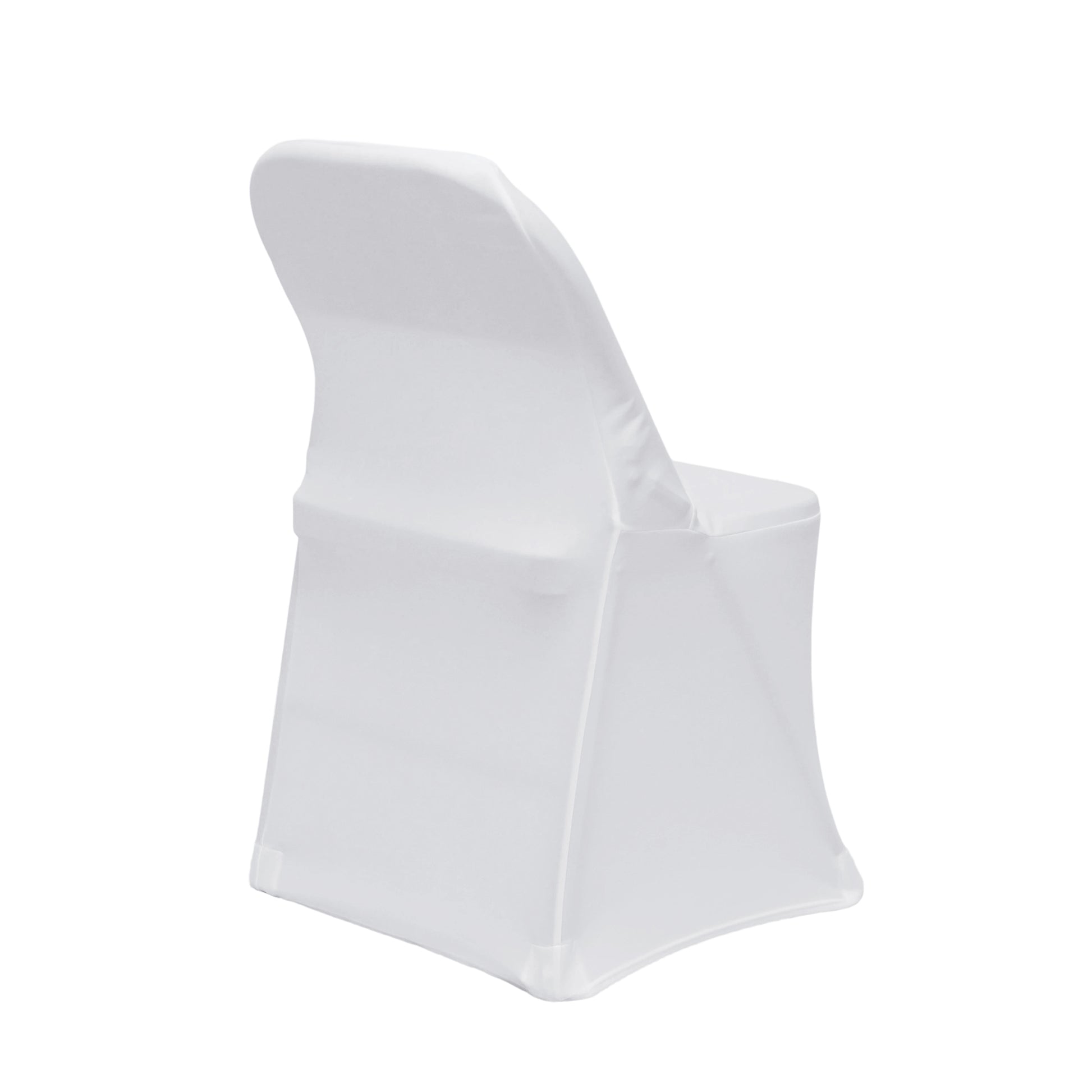Scuba Folding Chair Cover White back angled view