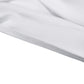 Scuba Folding Chair Cover White close up of the elastic band on the inside of the chair cover