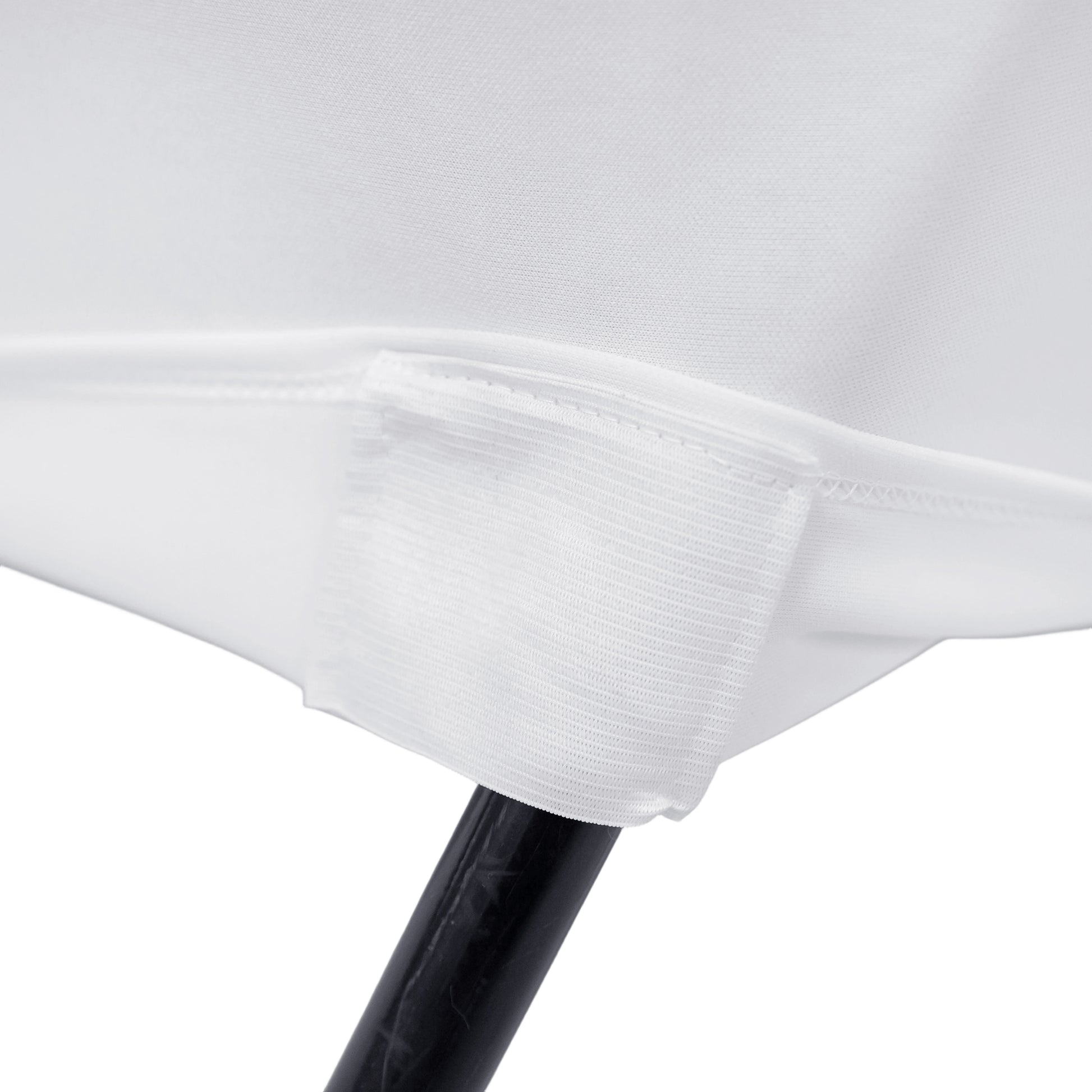 Scuba Folding Chair Cover White pocket close up
