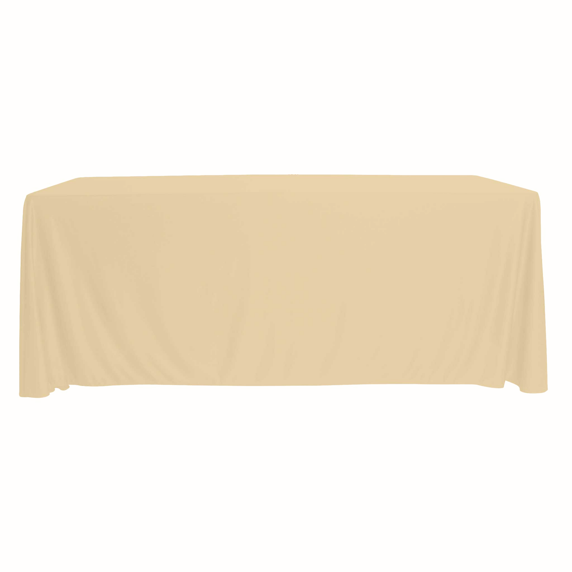 Scuba King 108"x156" Rectangular Tablecloth Champagne