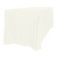 Scuba King 108"x156" Rectangular Tablecloth Ivory end view
