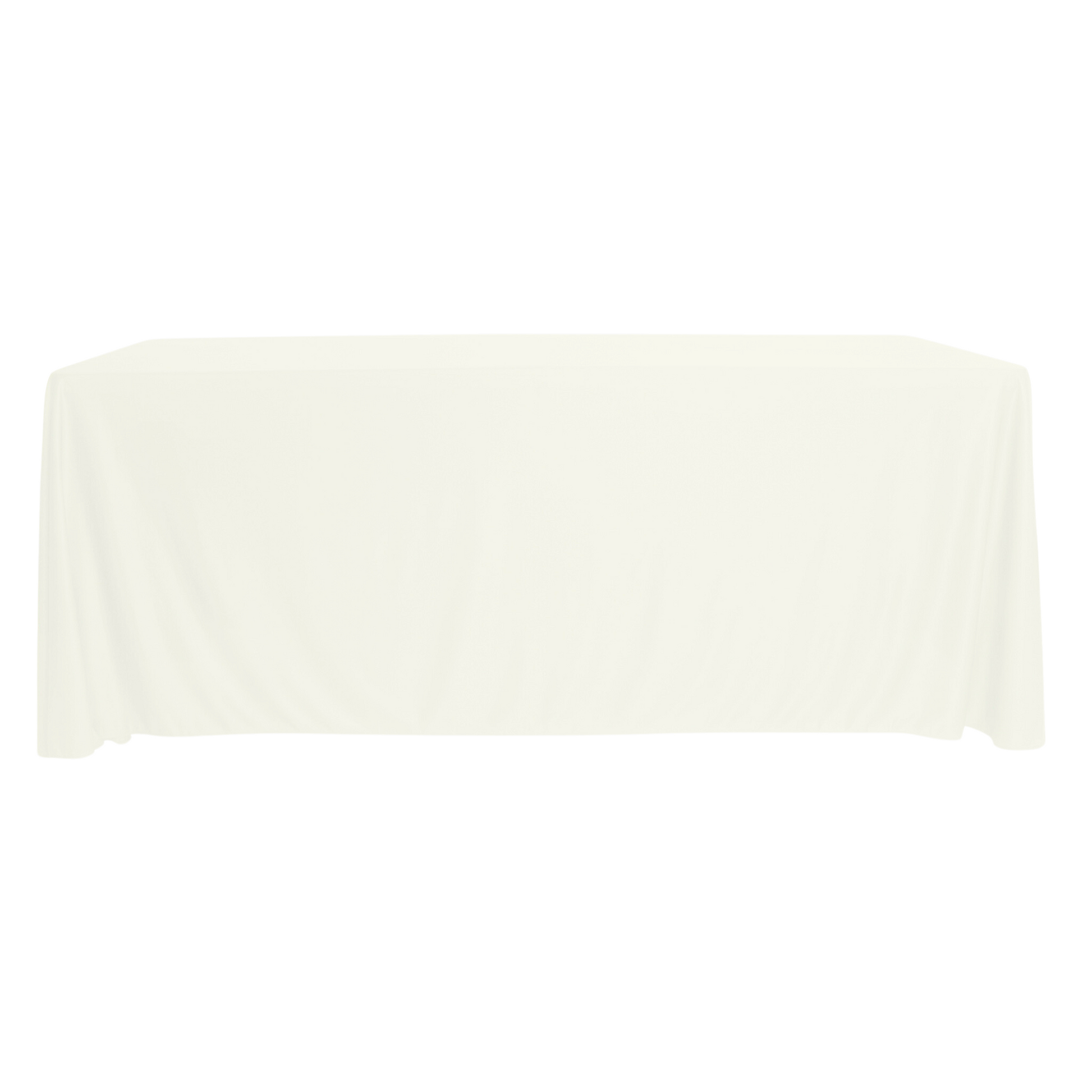 Scuba King 108"x156" Rectangular Tablecloth Ivory