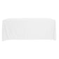 Scuba King 108"x156" Rectangular Tablecloth - White