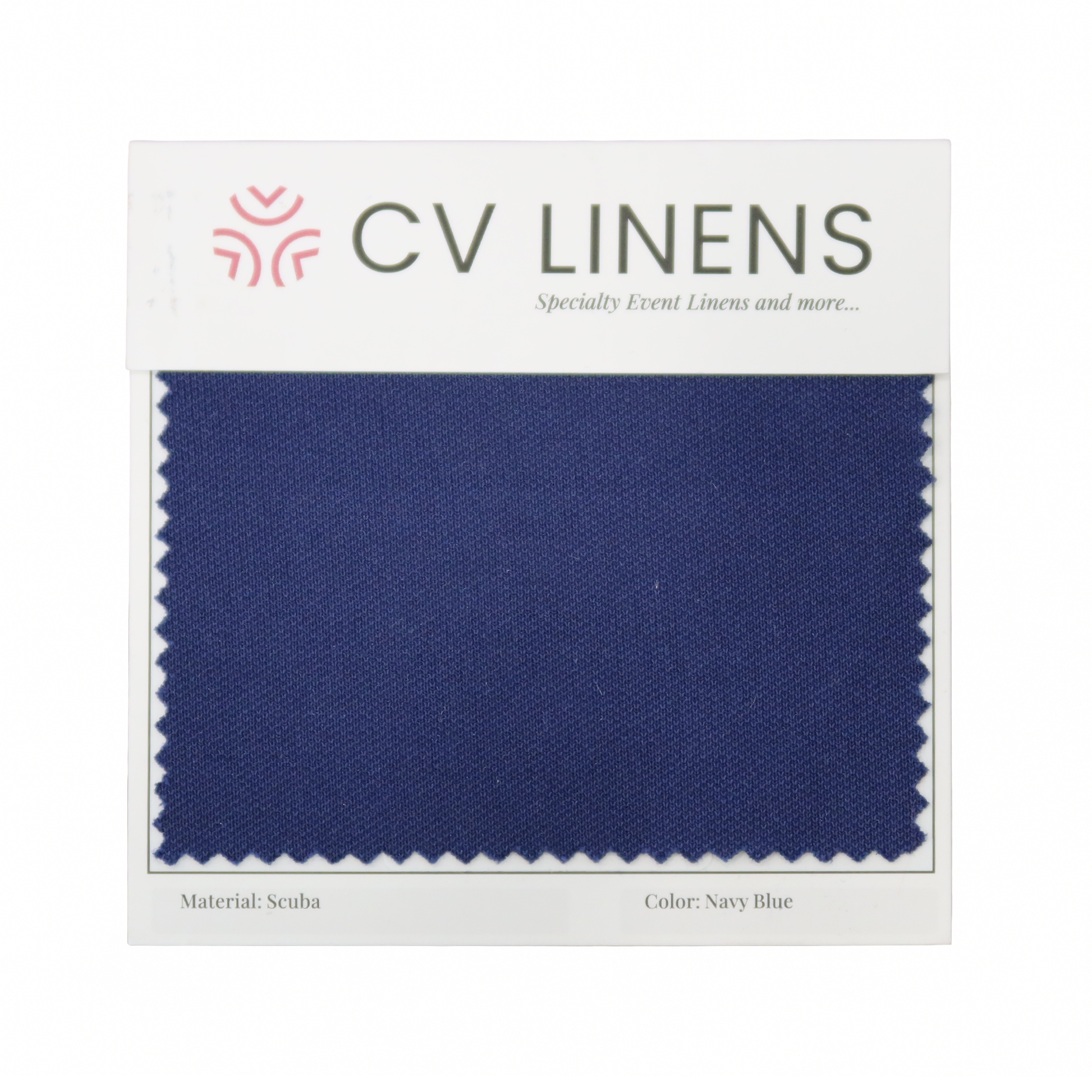Scuba Swatch Card - Navy Blue