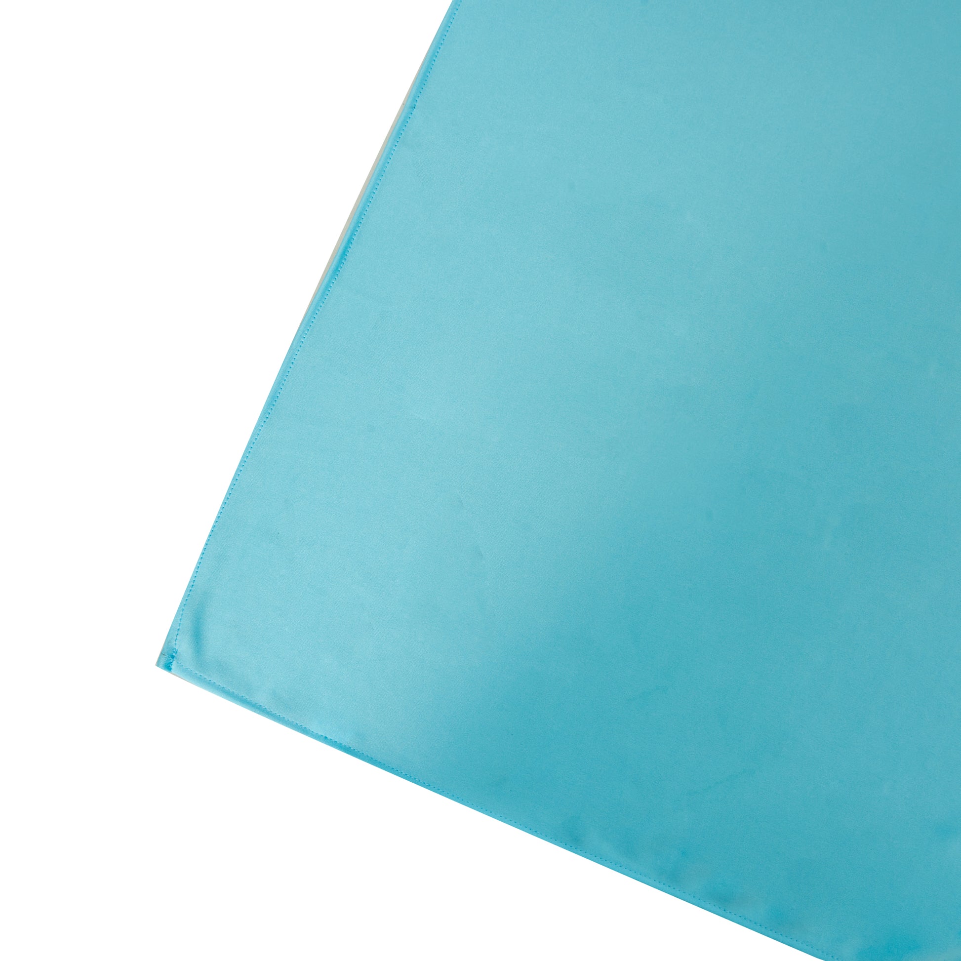 scuba napkin turquoise edge close up