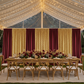 Sequin Velvet 10ft H x 52" W Drape/Backdrop Curtain Panel - Gold