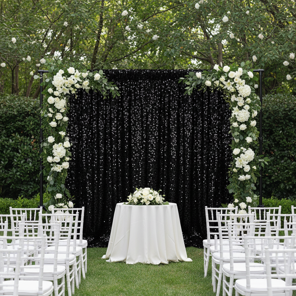 Sequin Velvet 10ft H x 52