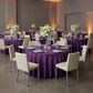Sequin Velvet 120" Round Tablecloth - Purple