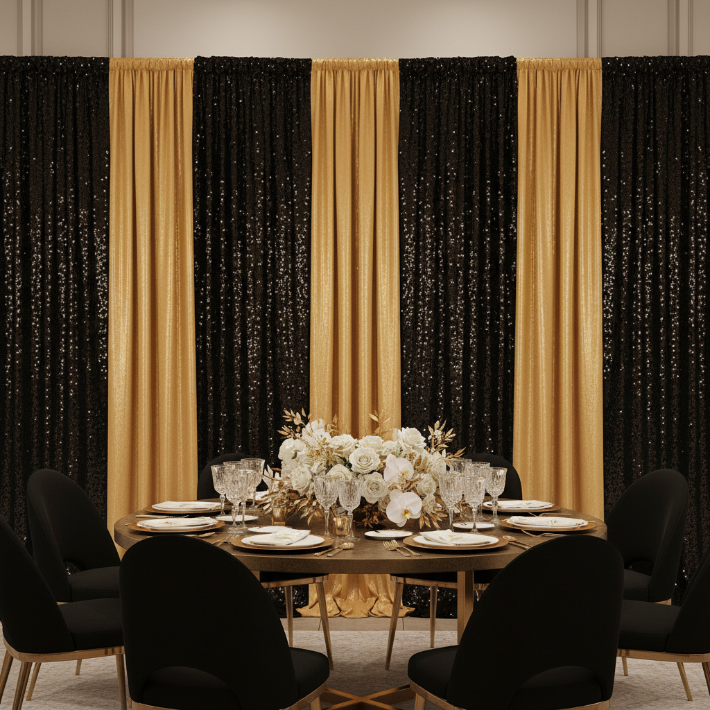Sequin Velvet 12ft H x 52
