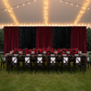 Sequin Velvet 12ft H x 52" W Drape/Backdrop Curtain Panel - Black