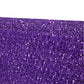 Sequin velvet rectangular tablecloth purple close up