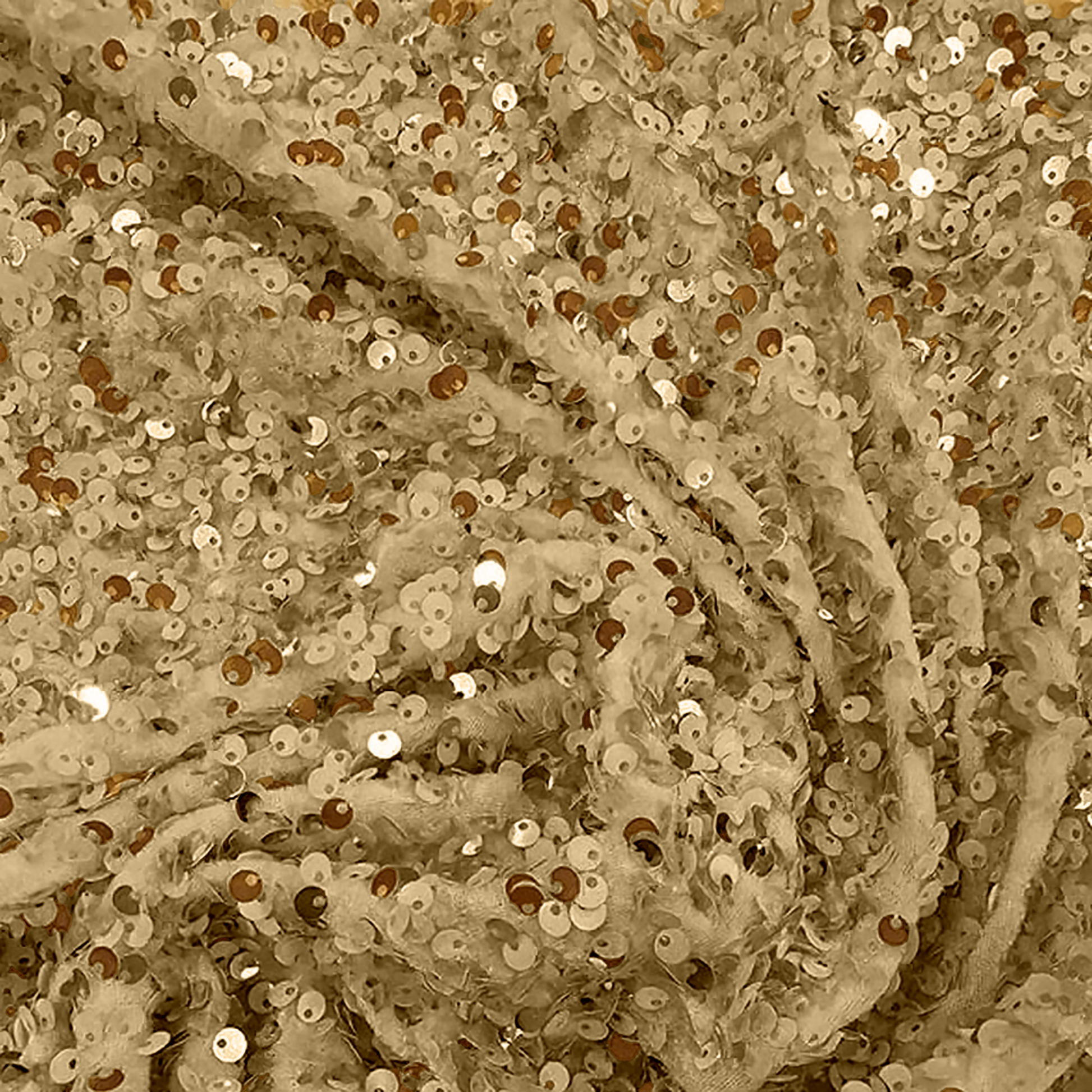 Sequin velvet champagne fabric
