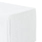 Sequin velvet rectangular tablecloth white close up