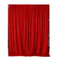 Sequin Velvet Drape/Backdrop Curtain Panel Red - CV Linens