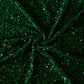 Sequin Velvet Emerald Green fabric