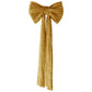 Sequin Velvet Giant Fabric Bow for Backdrop – Gold 