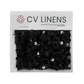 Sequin Velvet Swatch Card - Black 