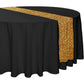 Sequin Velvet Table Runner Gold - CV Linens