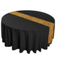 Sequin Velvet Table Runner Gold birds eye view