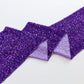 Sequin Velvet Table Runner Purple  close up