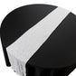 Sequin Velvet Table Runner White birdseye view