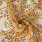 Sequin Vine Gold fabric close up
