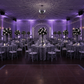 prom night reception with Set of 2 Metal Trumpet Centerpiece Vases - Black
