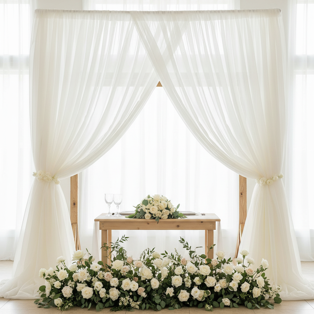 Soft Tulle Fabric Roll 54" x 40 yds - Ivory