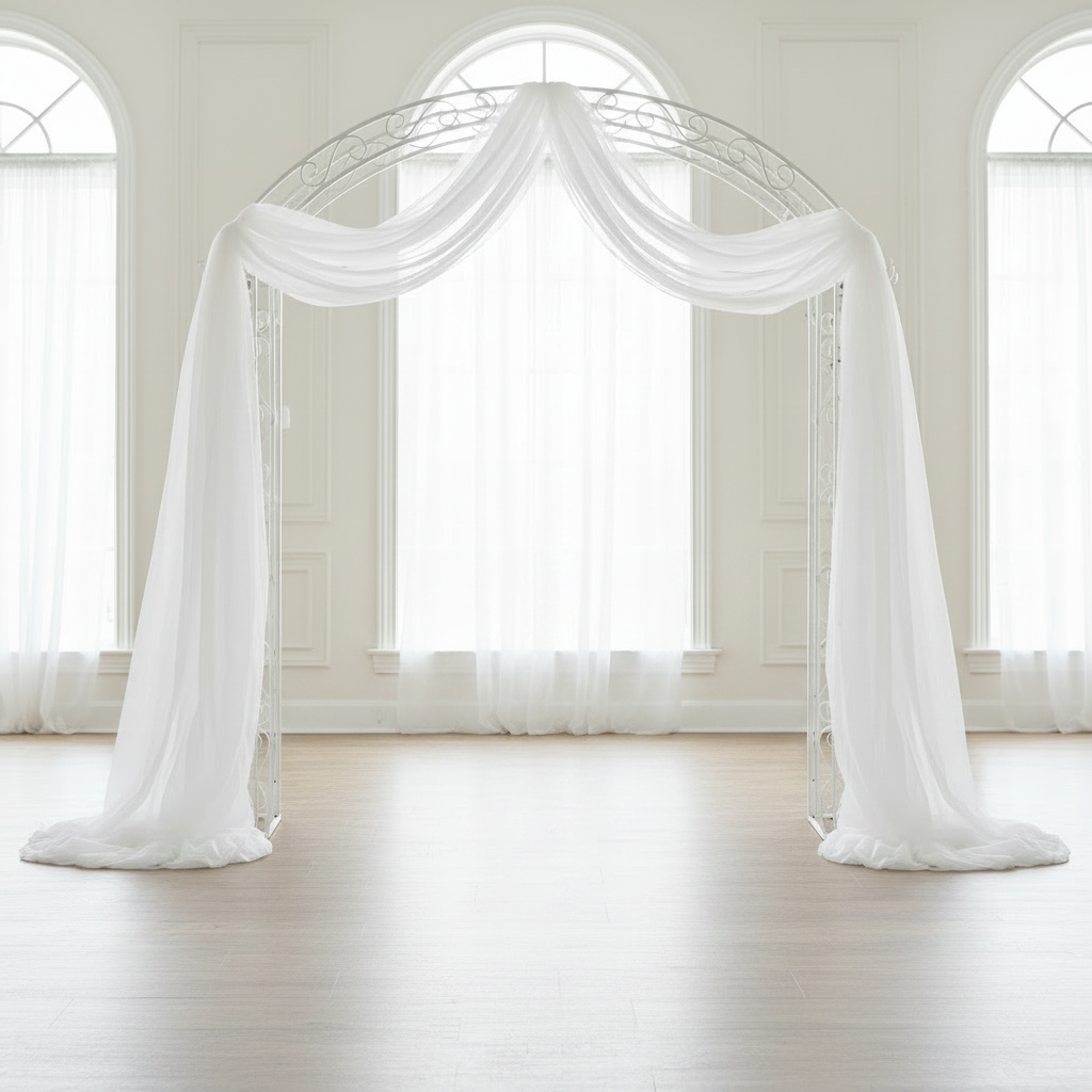 Soft Tulle Fabric Roll 54" x 40 yds - White 