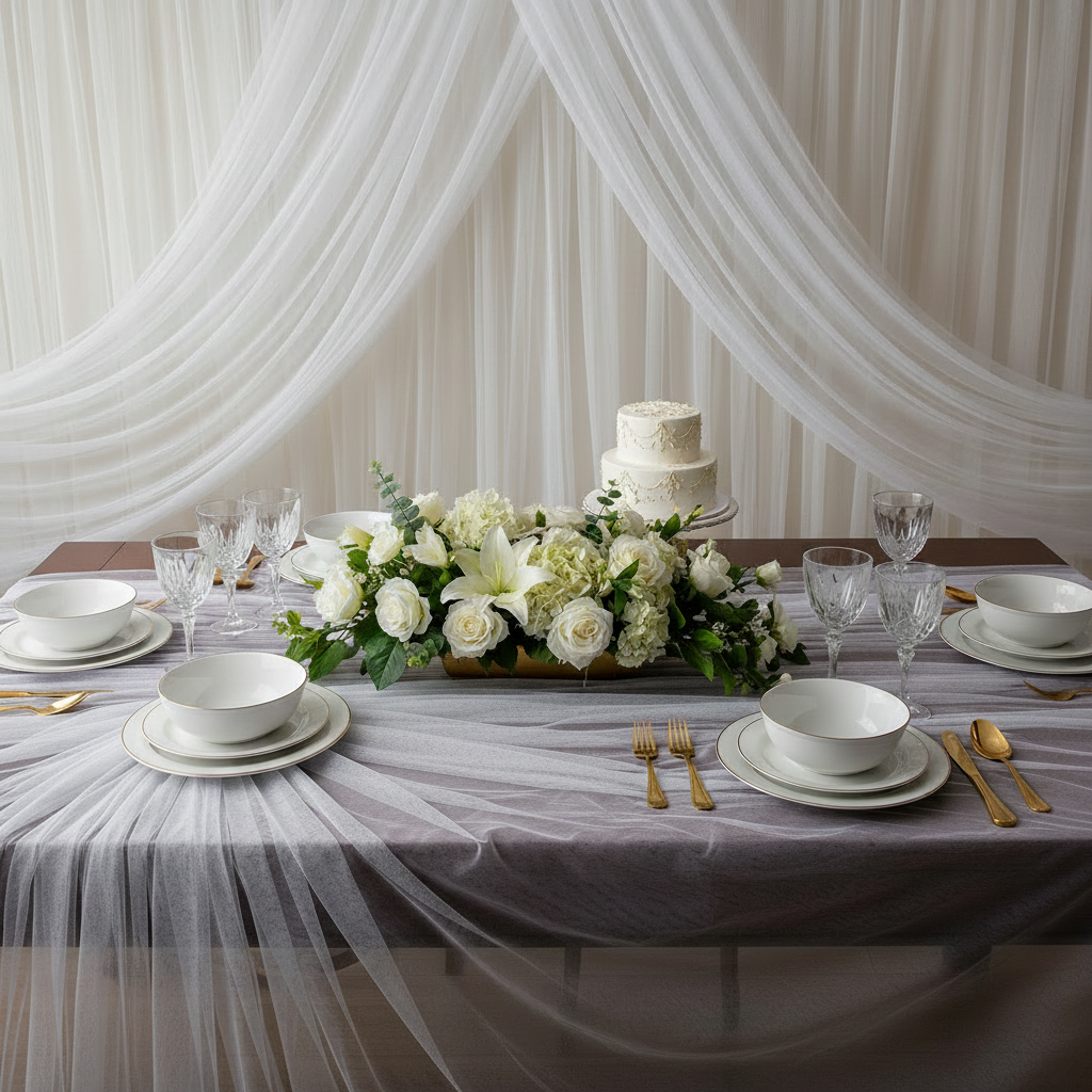 Soft Tulle Fabric Roll 54