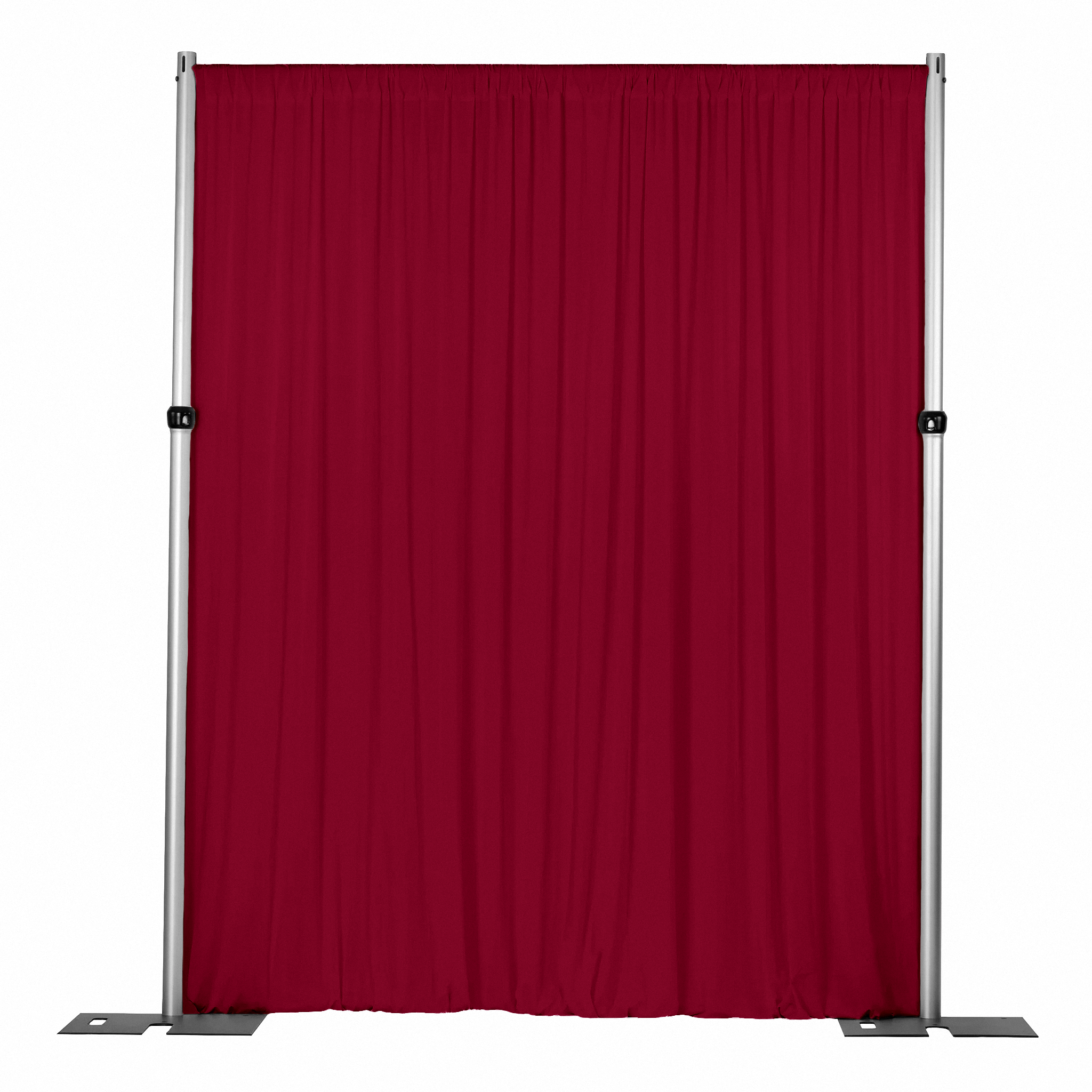 Spandex 4-way Stretch Drape Curtain Apple Red
