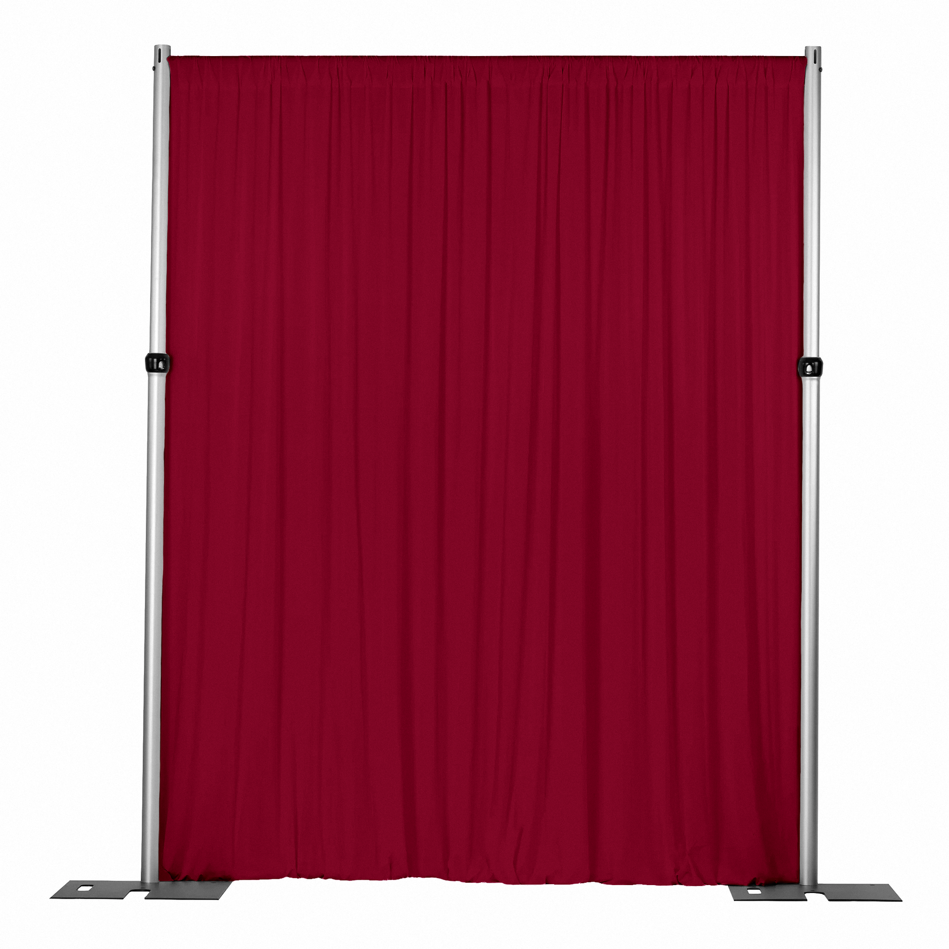 Spandex 4-way Stretch Drape Curtain Apple Red
